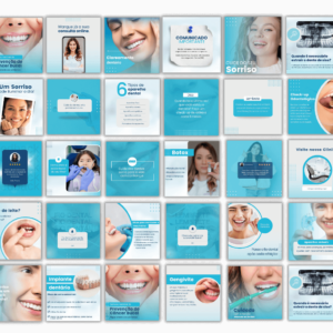 Posts para Dentistas editáveis no Canva